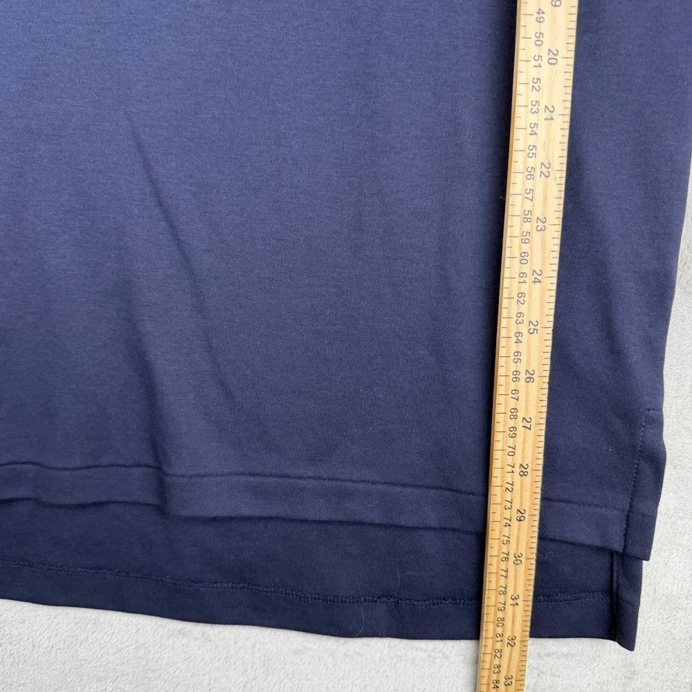 Polo Ralph Lauren Mens Navy Blue Short Sleeve Cotton Polo Shirt Red Pony Size M